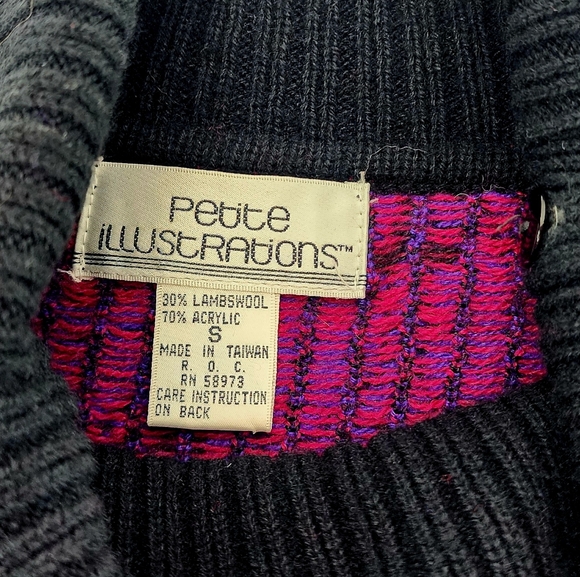 Vintage Petite Illustrations lambswool sweater - Picture 5 of 9